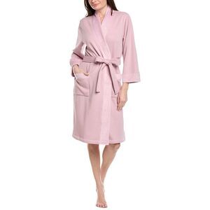 Natori Edit Womens Nova Brushed Knit Robe, Pink